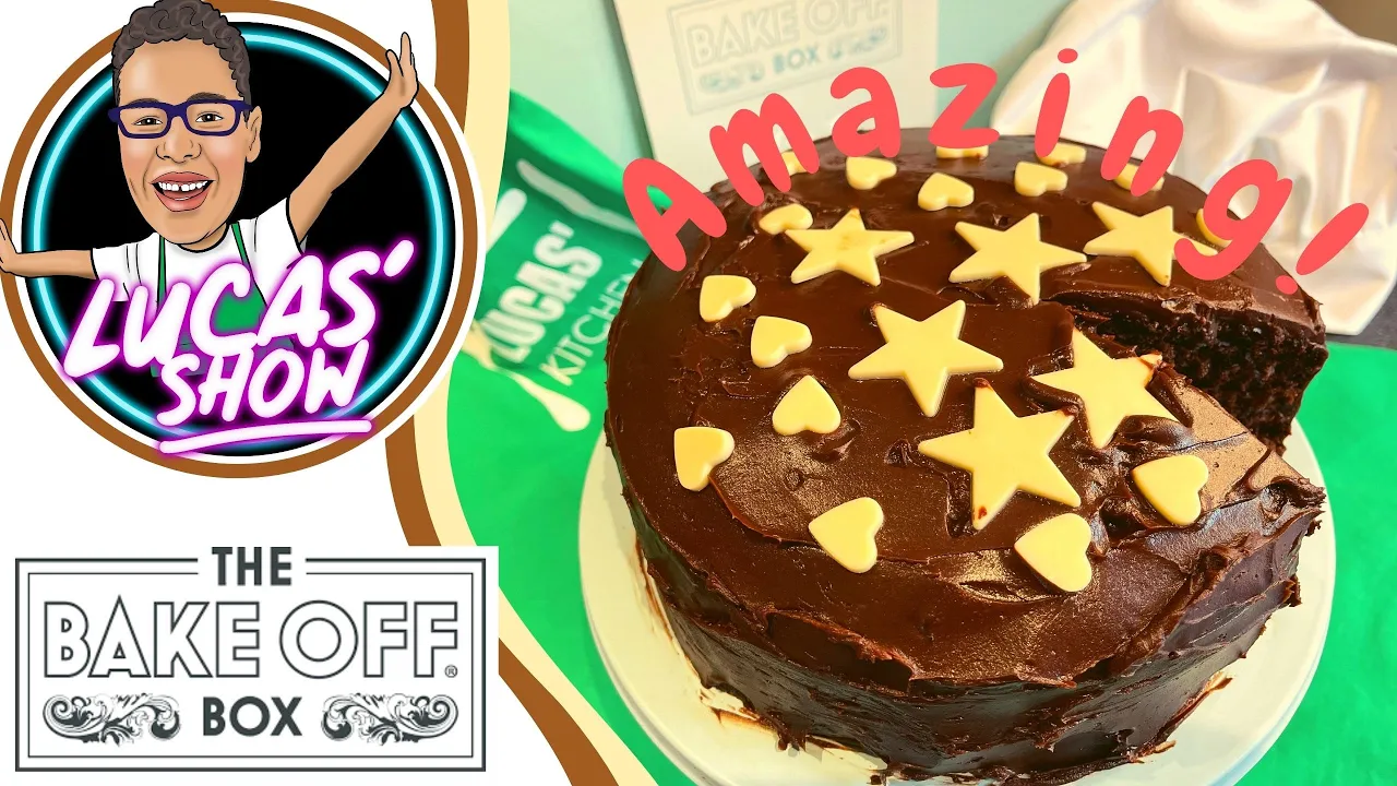 Kids Chocolate Cake - The Bake Off Box Signature Chocolate Cake - GBBO Box - Lucas