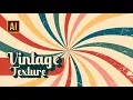 2 WAYS TO ADD VINTAGE TEXTURE HOW TO DRAW A SUNBURST ADOBE ILLUSTRATOR TUTORIAL