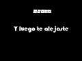 Reik - Te Hubieras Ido Antes (Karaoke)