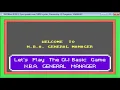 N B A General Manager a Game I Made in GW Basic