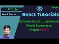 React Router Dynamic Route - React Basic to Pro Bangla Tutorials