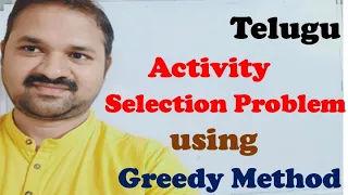DAA in English Activity Selection Problem using Greedy Method Design Analysis of Algorithms