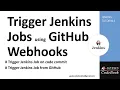 Jenkins Auto Trigger Jenkins Jobs using GitHub Webhooks