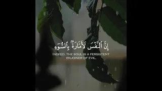 وما ابرئ نفسي إن النفس لإمارة بالسوء 