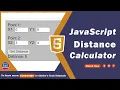 Distance Calculator App in JavaScript - JavaScript Interactive Application 10