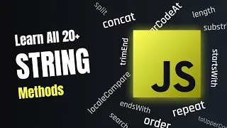 Quick Javascript String Methods Guide Learn all JS String Methods