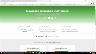 How to Install sklearn numpy scipy with Anaconda on Windows 10 64-bit