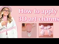 How to apply 3D Charms so they won t snag or fall off tricks and tips for nails
