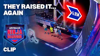 How high can they REALLY go? 😳 | Australian Ninja Warrior | S5 EP10 | Clip