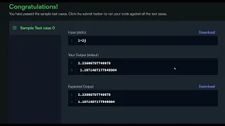 Polar Coordinates Hacker Rank Python solution 1 minute logic and code