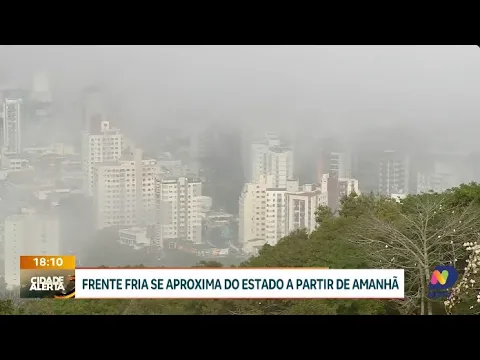 Frente fria chega e coloca fim ao calor intenso em SC