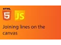 HTML5 Canvas tutorial 4 - Joining lines