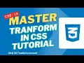 13 Complete CSS Transform Tutorial 2D 3D Translate Scale Rotate Skew and matric in CSS