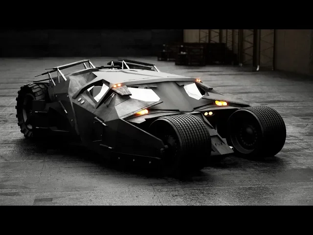 UE4.22.3 Raytrace | The Dark Night | Batmobile | Lighting Training | RTX 2080ti
