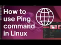 How to use Ping command in Linux