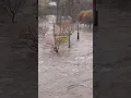 Flooding on the Kern River in Kernville CA