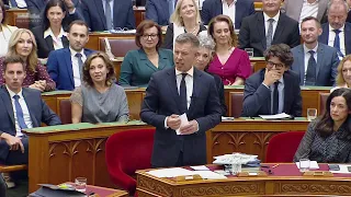 Miniszterelnöki viszontválasz napirend előtt