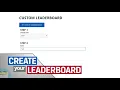 2019 Open - How to Build Custom Leaderboards