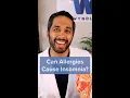 Can Allergies Cause Insomnia