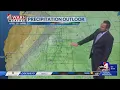 Above-average temperatures across Utah moisture returning later in the week
