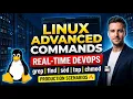 Linux Advanced Commands Full Course Real-Time DevOps Production Scenarios grep find sed top ch