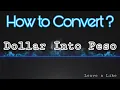 How To Calculate Dollar into Peso Philippines