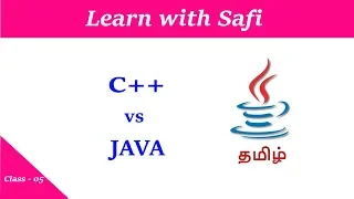 Differences between Java and C Tamil Learn with Safi