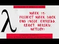 Lambda School Week 15 Back End Week Full Stack Web Development Academy