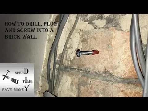Download MP3 How to drill, plug and screw into a brick wall. The complete DIY guide