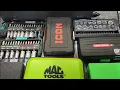Battle of the Socket and bit sets Featuring Wera tool check plus Mac Icon Craftsman Toolant