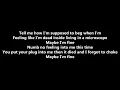 Volumes - Bend [LYRICS]