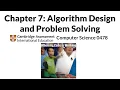 Algorithm Design and Problem Solving - Part 1