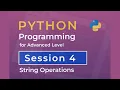 Python Programming for ICT - Session 4