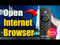 How to Open the Internet Browser on Amazon Fire TV Stick Best Method