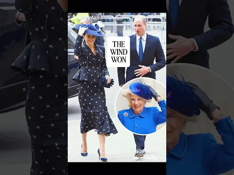When the British weather decides to join the royal procession…