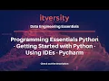 Programming Essentials Python - Getting Started with Python