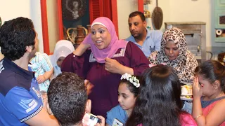 شوفو السبوع الشعبي ورش الملح مع الست غالية دندنها