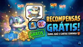 CORRE! 50 MIL DE OURO + 200 CARTAS CORINGAS + BÁU MÁGICO GRÁTIS no CLASH NO ROYALE!