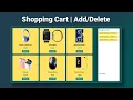 Dynamic Shopping Cart Tutorial 2025 Items with HTML CSS JavaScript MZCode01