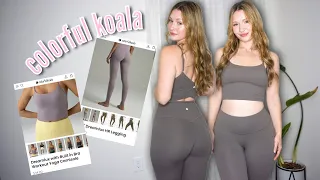 leggings haul trying colorfulkoala 