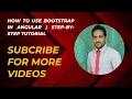How to Use Bootstrap in Angular Step-by-Step Tutorial