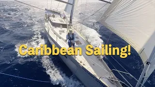 Caribbean Sailing! Antigua to British Virgin Islands + Range Test Electric Outboard