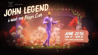 john legend live a night for bigger love presented by wave