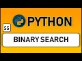 binary search using recursive function in python