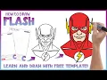 How to Draw the Flash - Free Drawing Worksheet PDF for Tracing and Coloring