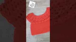 كروشيه بلوزه صيفي سهله بغرزة الصدفه  كروشيه بلوزه صيفي سهله بغرزة الصدفه