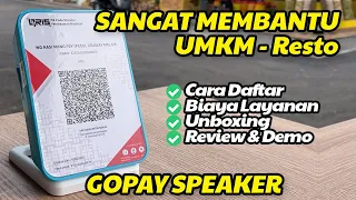 gopay spiker by gopay merchant cara daftar biaya unboxing demo full review 1 bln pemakaian
