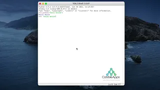 Printing Hello World Python