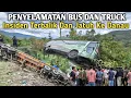 Download Lagu Penyelamatan Bus Dan Truck‼️Insiden Terbalik Dan Jatuh Ke Danau