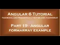 Angular formarray example